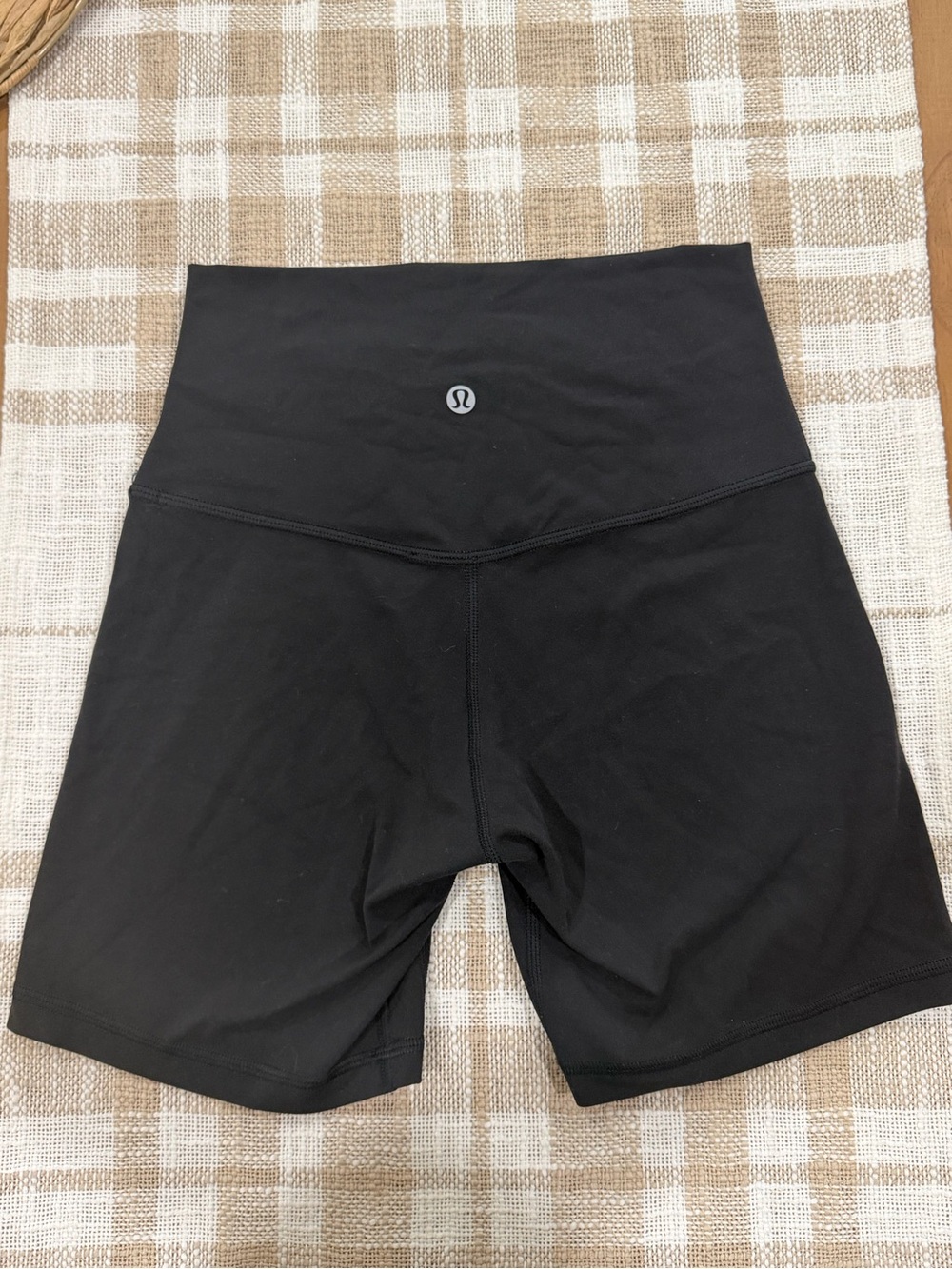 lululemon athletica High-Rise Black Bike Shorts